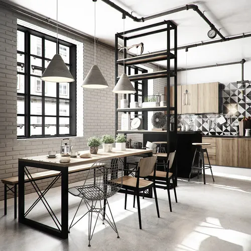 Industrial Living interior design inspiration