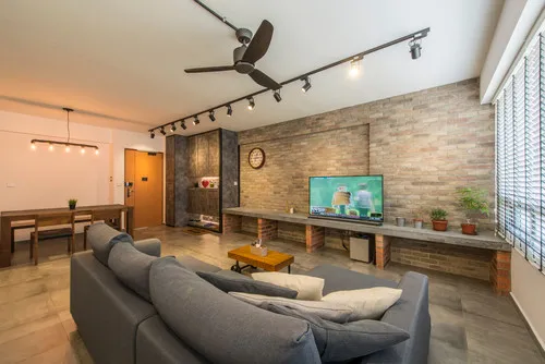 Industrial Living: living room design reference