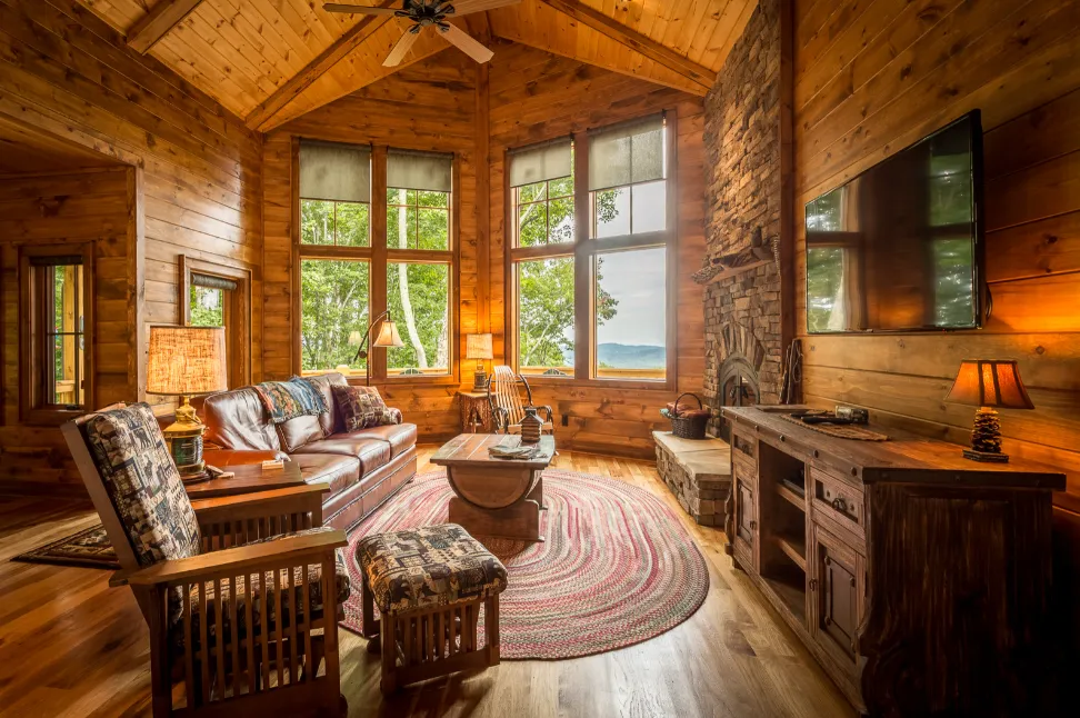 Rustic Interiors: living room design reference