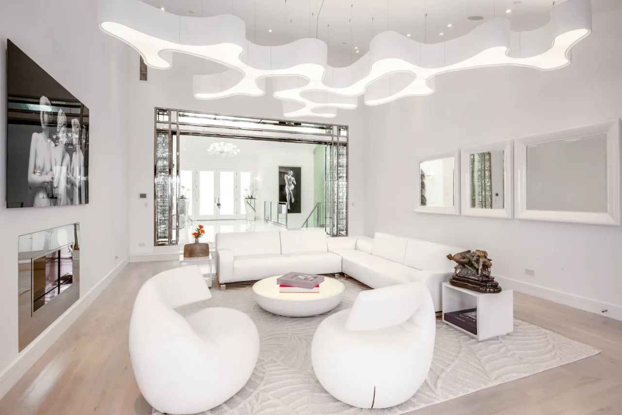 Futuristic Interiors: living room design reference