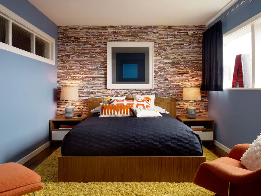 Retro Interiors: bedroom design reference